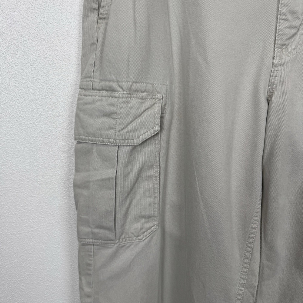 Vintage Y2K GAP Pants Mens 38x30 Beige Khaki Cargo Loose Baggy Wide Skate 2000s - Picture 4 of 16
